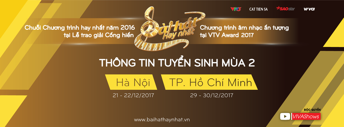 Sing My Song - Bài hát hay nhất chính thức tuyển sinh đợt 2 Ảnh 2