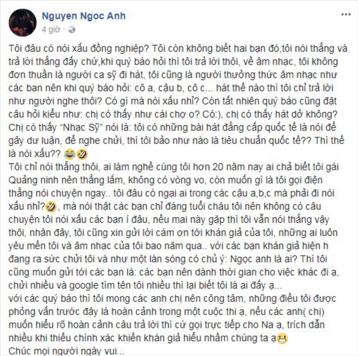 Ngọc Anh: 'Tôi không biết Only C, Chi Dân là ai?' Ảnh 2