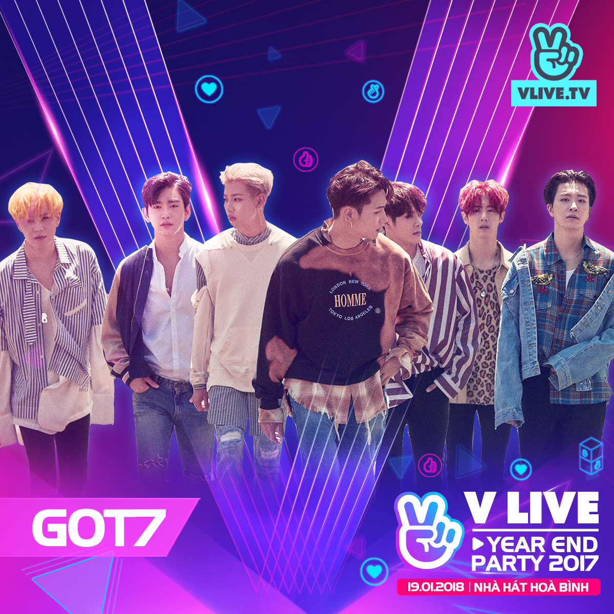 Hot: GOT7 trở lại Việt Nam, hứa hẹn 'bùng nổ' cùng Noo - Đông Nhi tại 'đại tiệc' cuối năm Ảnh 1