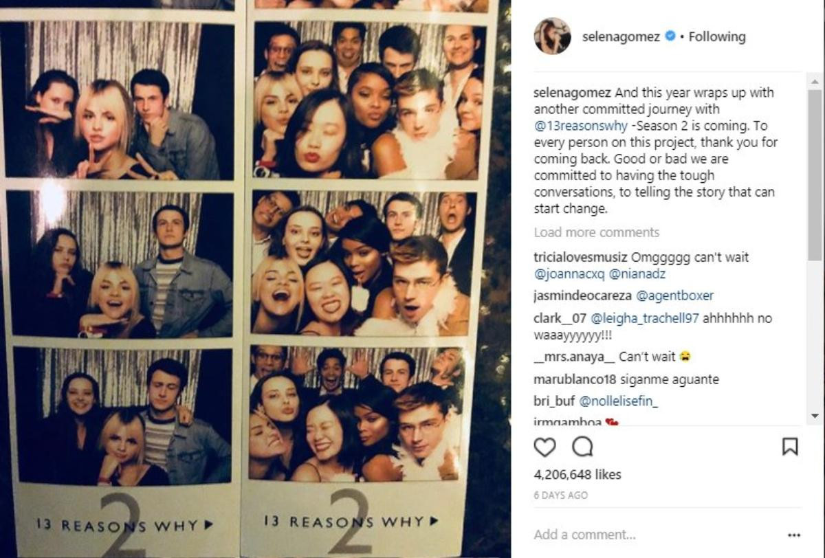 '13 Reasons Why': Selena Gomez hào hứng mùa 2, Katherine kỳ vọng sau đề cử Quả cầu vàng 2018  Ảnh 2