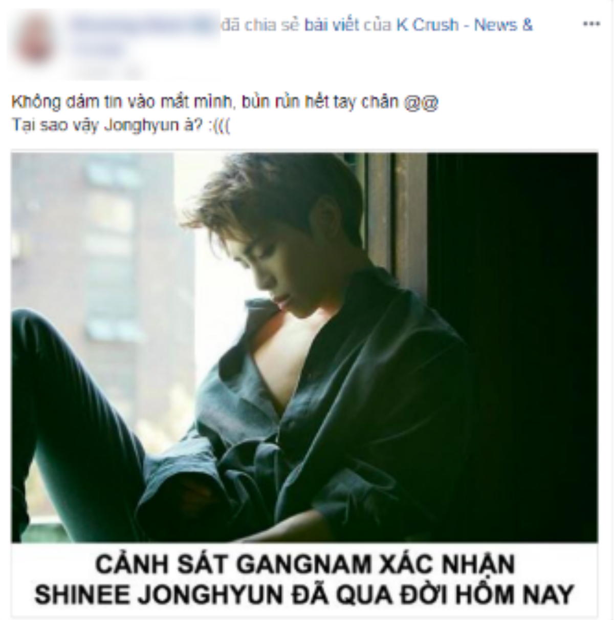 Fan bàng hoàng trước tin Jonghyun qua đời: 'Đừng đùa nữa, dậy đi anh, chúng em khóc rồi' Ảnh 10