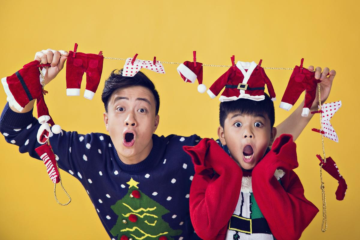 Trước thềm Noel, 'ông bố đơn thân' Lương Mạnh Hải đáng yêu hết cỡ với cậu con trai Duy Anh 8 tuổi Ảnh 7