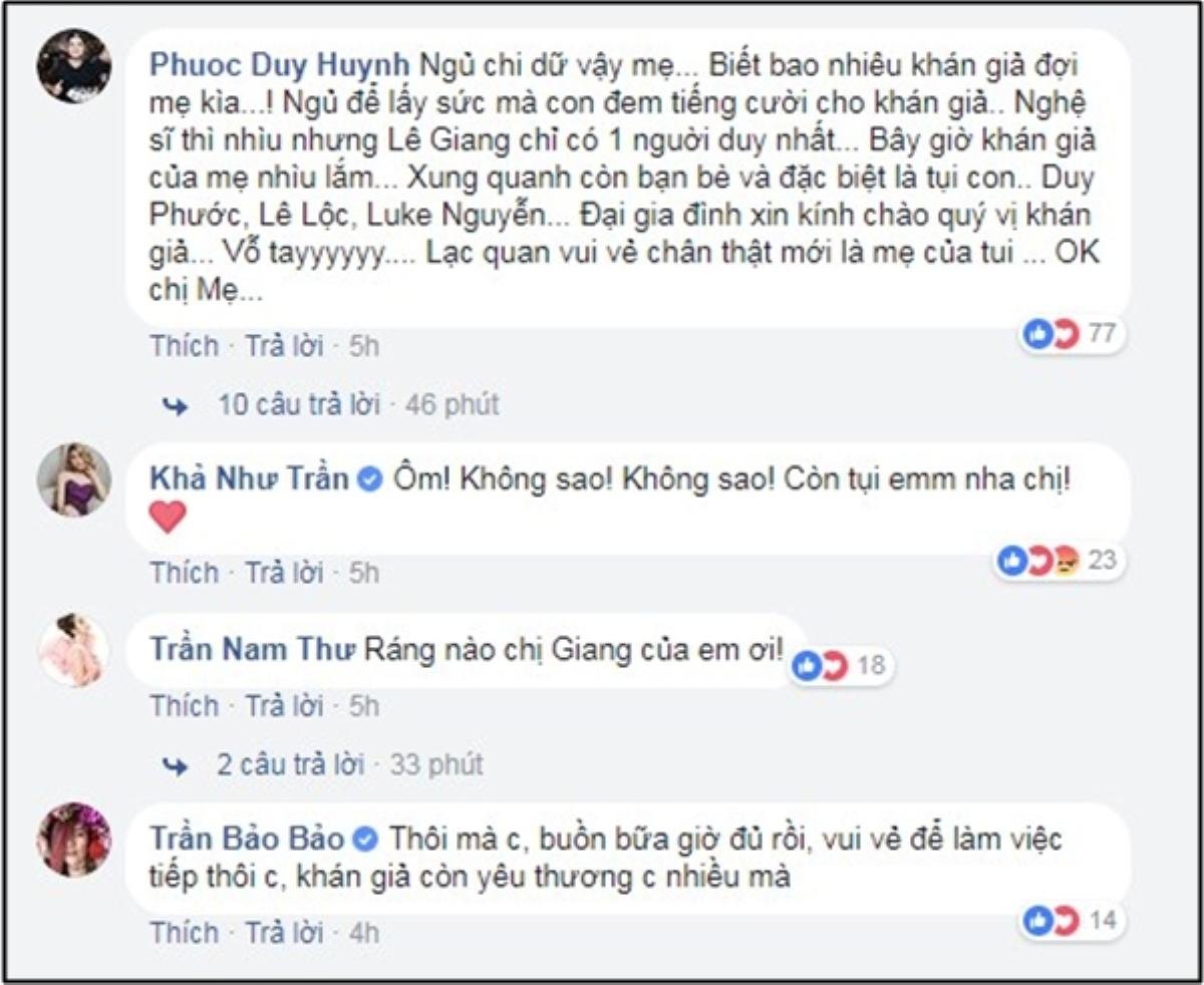 Lê Giang lần đầu lên tiếng sau ồn ào: 'Ước gì ngủ thật dài để thấy nhẹ lòng và thanh thản' Ảnh 3