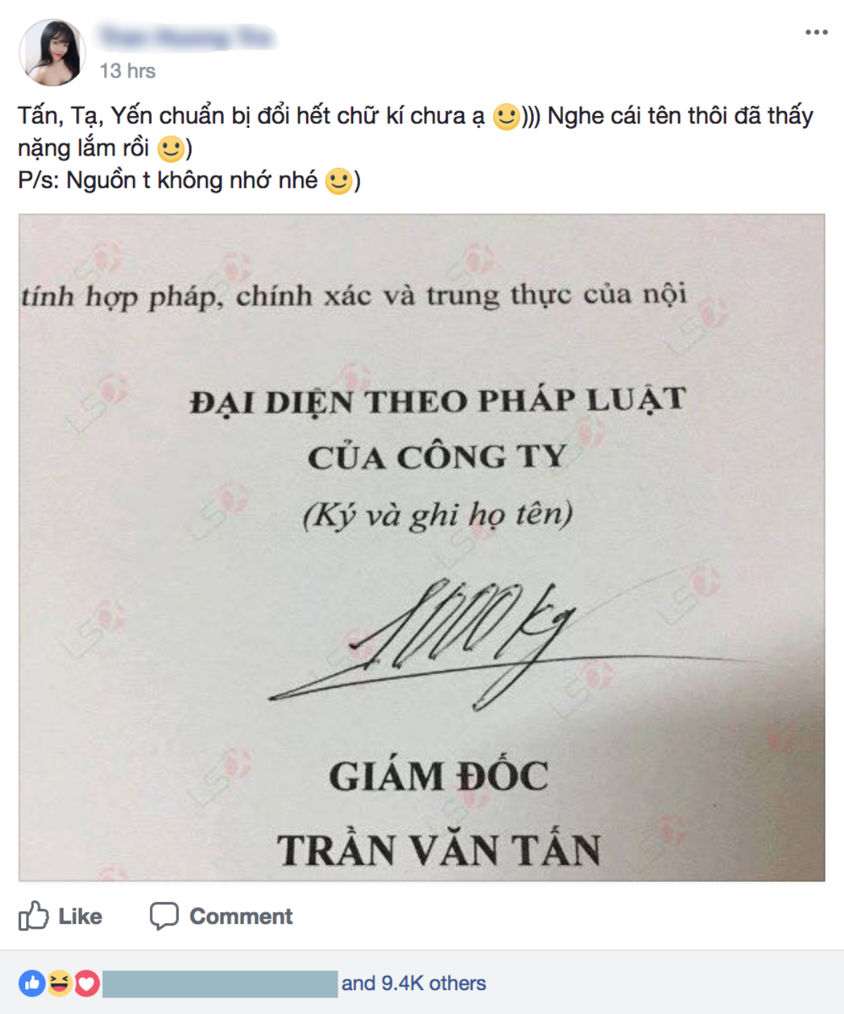 Dân mạng đua nhau khoe chữ ký bá đạo nhìn hình đoán tên: H2O là Thủy, Tấn là 1.000kg! Ảnh 1