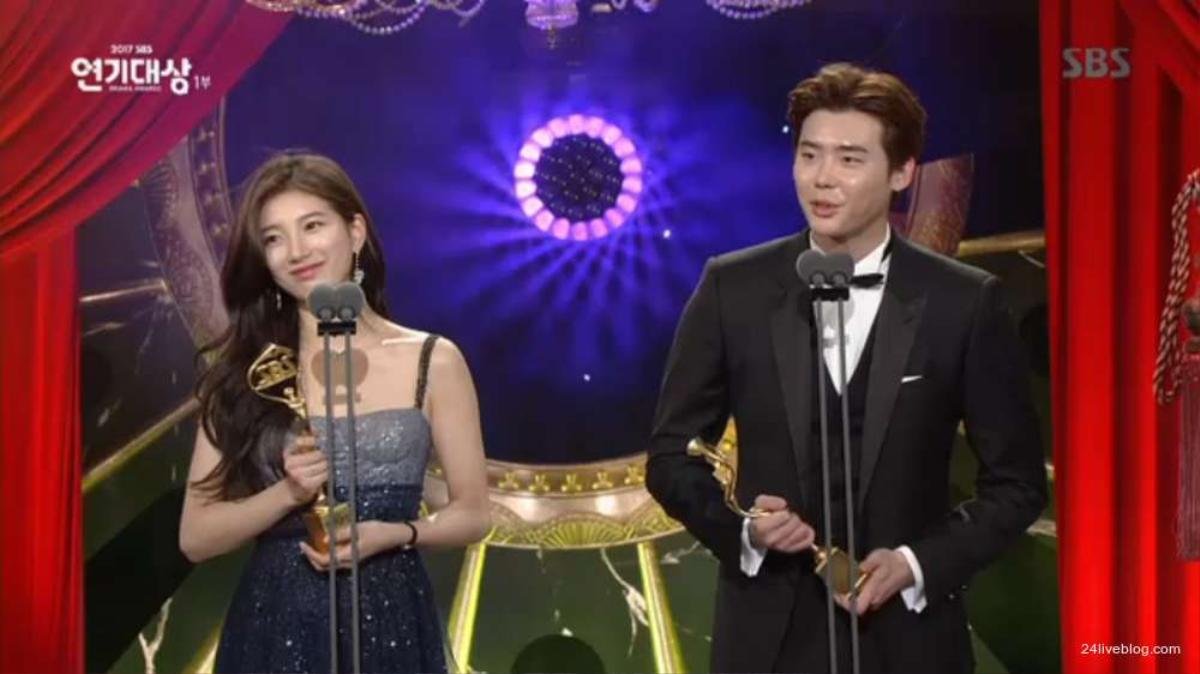 Choáng khi Suzy - Lee Jong Suk nhận giải diễn viên xuất sắc đỉnh cao và cặp đôi đẹp nhất SBS Drama Awards 2017 Ảnh 8