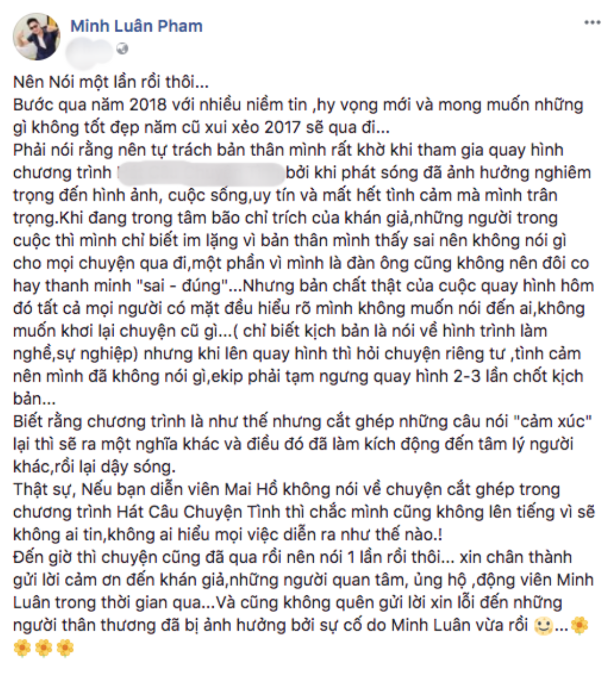 Minh Luân tiết lộ sự thật đằng sau phát ngôn chia tay Hồ Bích Trâm vì còn yêu Ninh Dương Lan Ngọc Ảnh 2