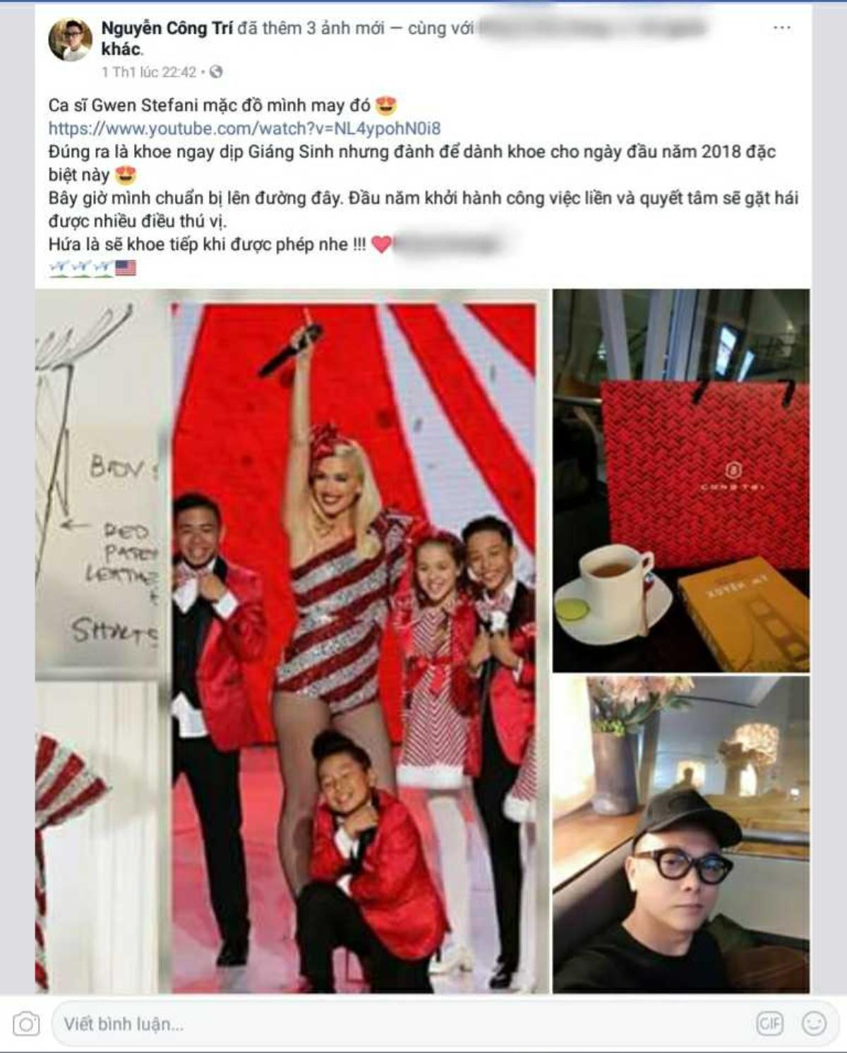 Không hổ danh là 'anh cả làng mốt Việt', đến lượt Gwen Stefani cũng diện trang phục của Công Trí Ảnh 1