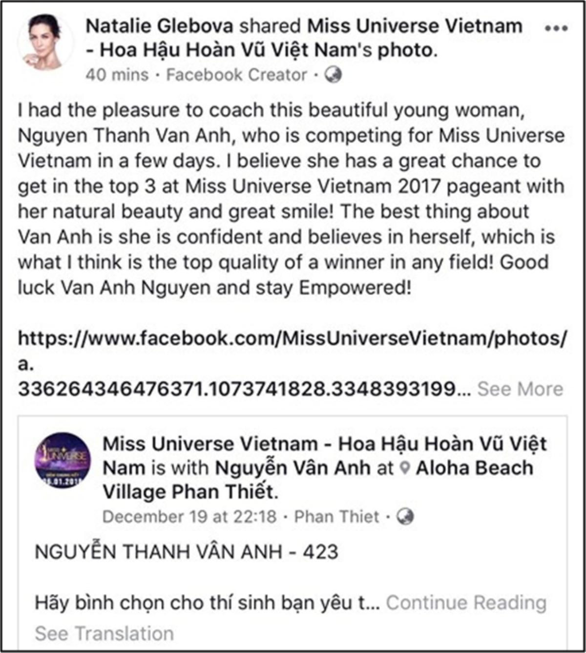 'Kỹ sư môi trường' Vân Anh bất ngờ được Miss Universe 2005 chọn vào top 3 HHHV VN 2017 Ảnh 2