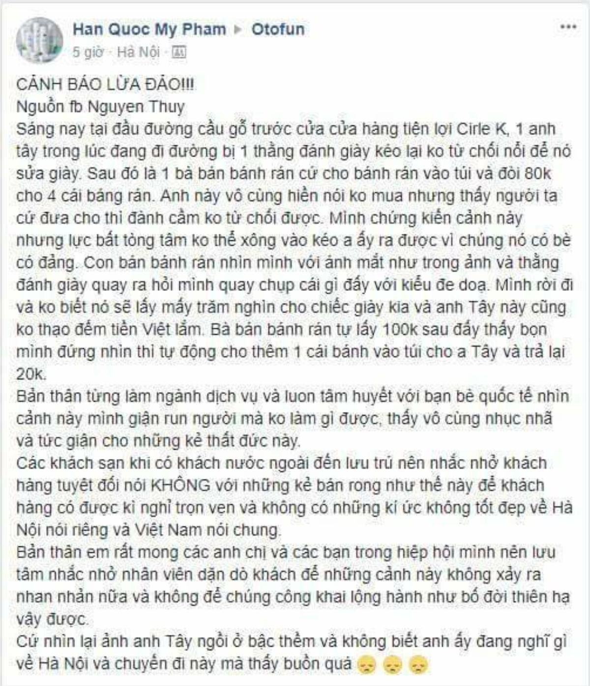 Triệu tập gã đánh giày, cô bán bánh ‘chặt chém’ khách nước ngoài với giá 'cắt cổ' Ảnh 1