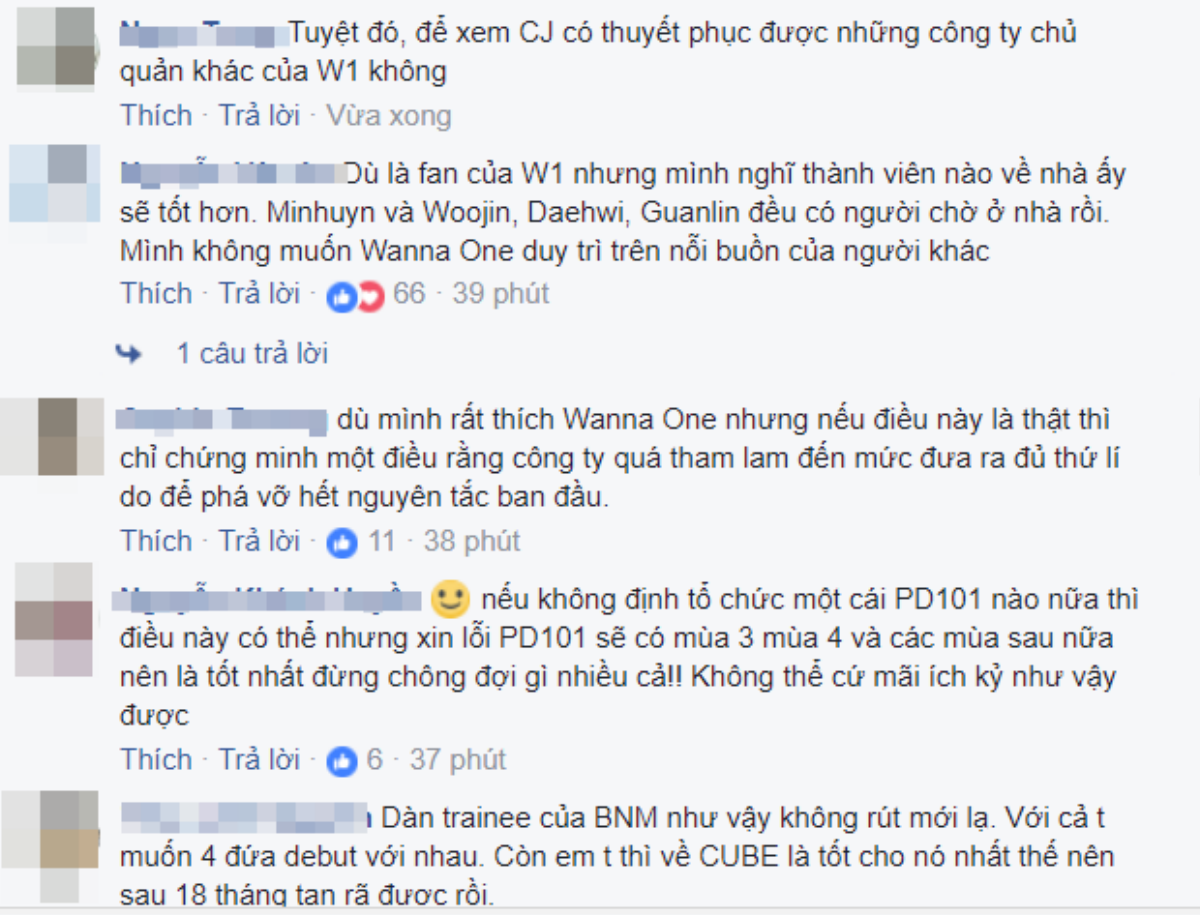 Netizen như ngồi trên đống lửa trước tin đồn Wanna One không tan rã trong 2018 Ảnh 3