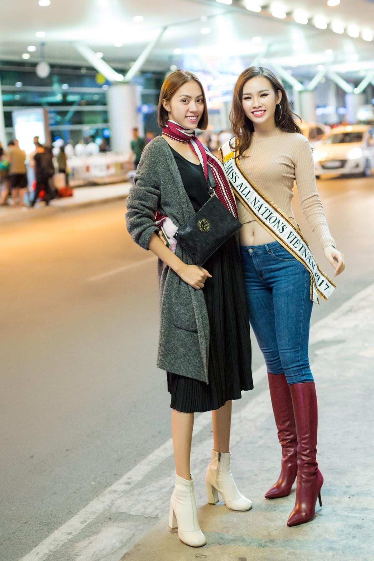 Hậu lùm xùm 'tố' Á hậu Hoàng My, Thanh Trang lên đường thi Miss All Nations Pageant 2017 Ảnh 4