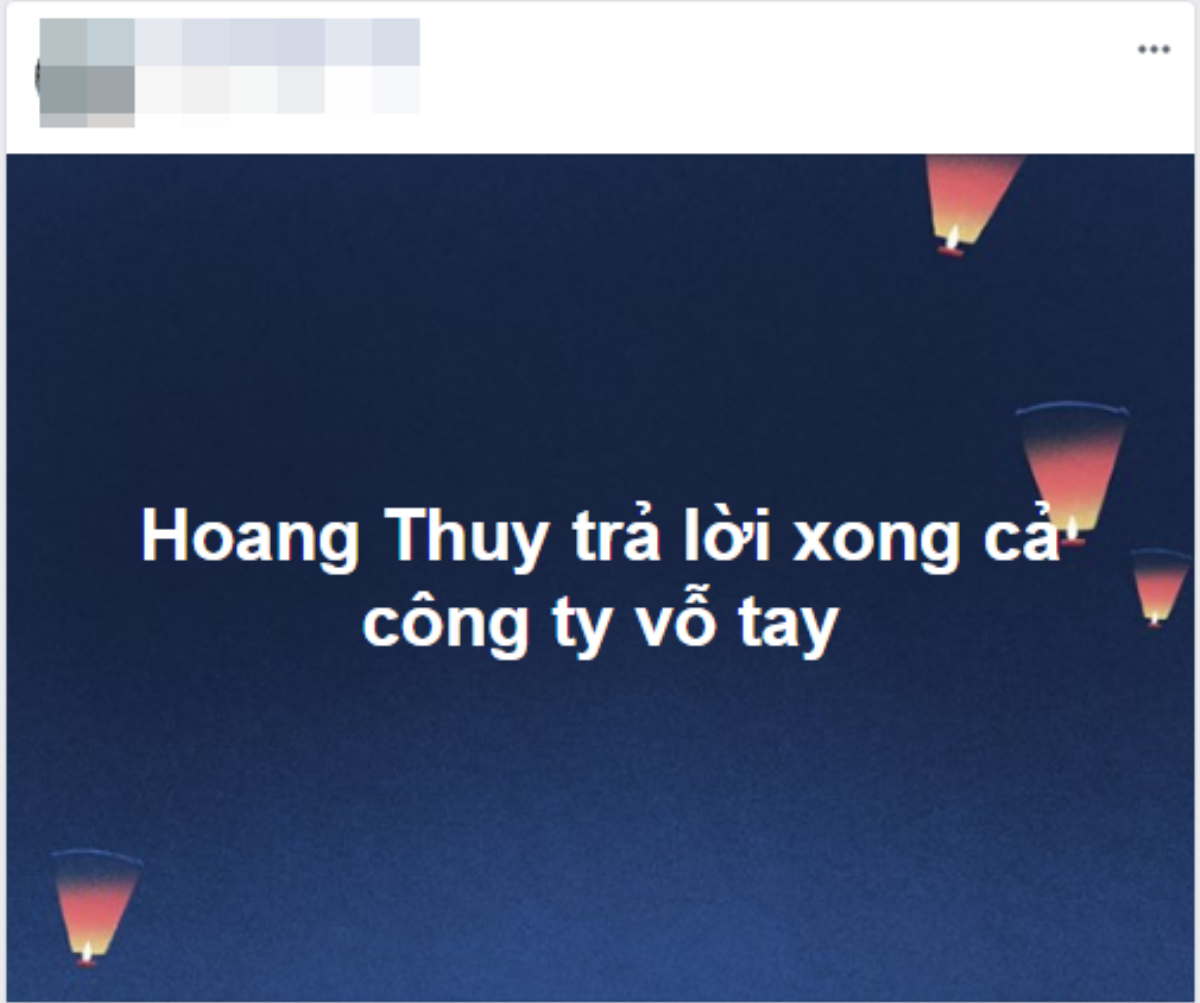 Cư dân mạng đồng lòng công nhận Hoàng Thùy là tân Hoa hậu Hoàn Vũ Việt Nam ngay khi chưa công bố kết quả Ảnh 4