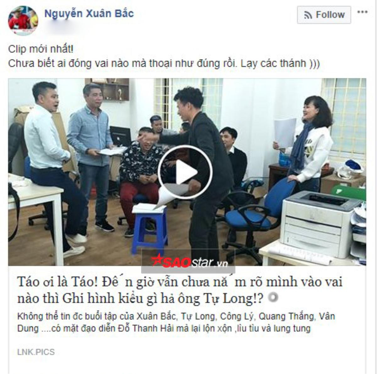 Xuân Bắc - Vân Dung vô tình làm lộ clip tập Táo Quân 2018 và một phần kịch bản Ảnh 2