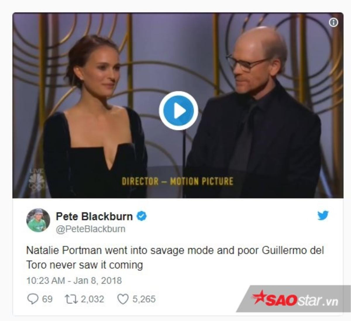 Natalie Portman 'chỉ trích' Quả Cầu Vàng chỉ trao đề cử cho các nam đạo diễn và đây là phản ứng của người chiến thắng Ảnh 9