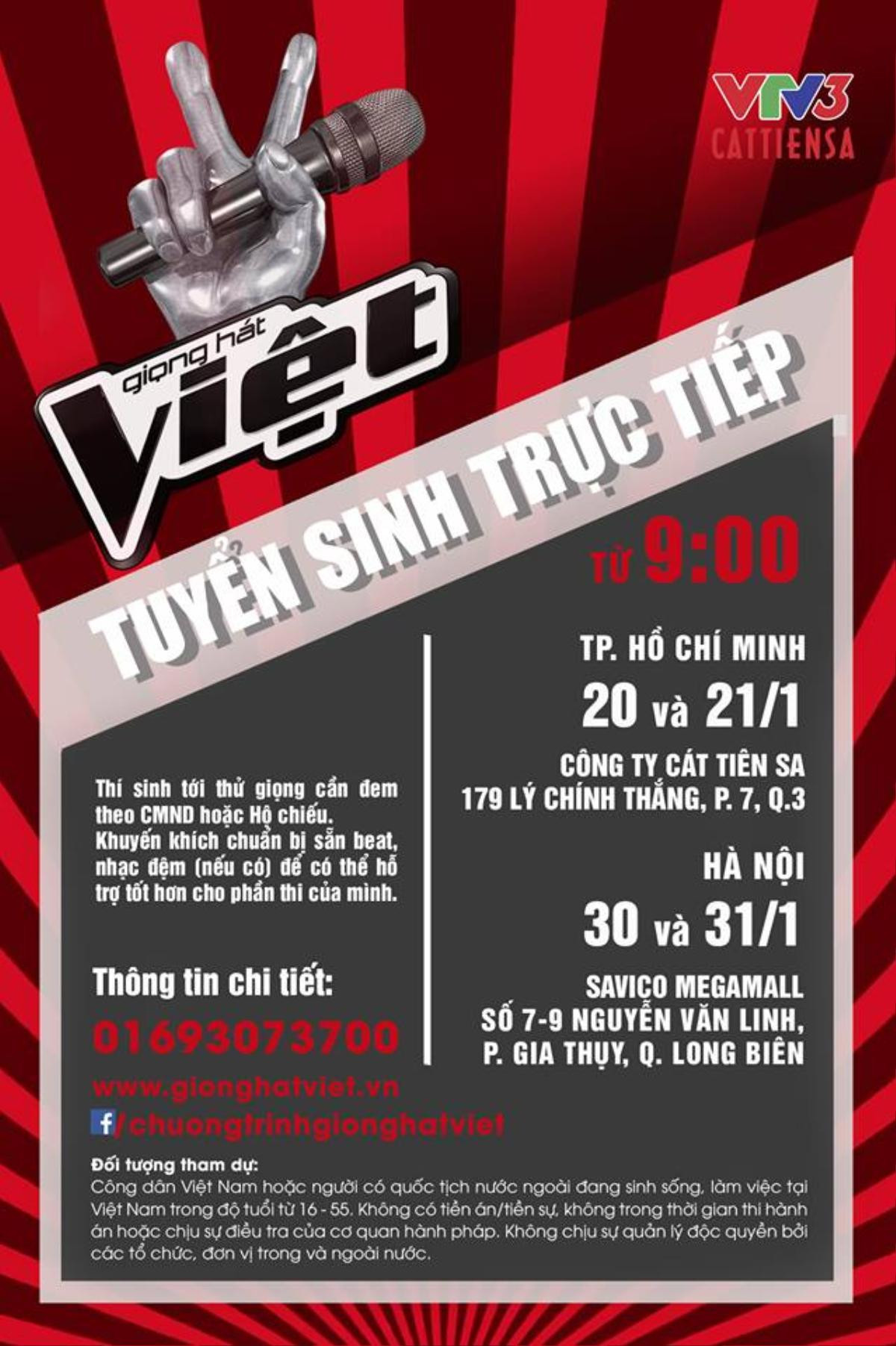 Tuyển sinh trực tiếp Giọng hát Việt 2018: Bạn đã sẵn sàng để tiếp bước Hương Tràm, Đức Phúc, Ali Hoàng Dương? Ảnh 1