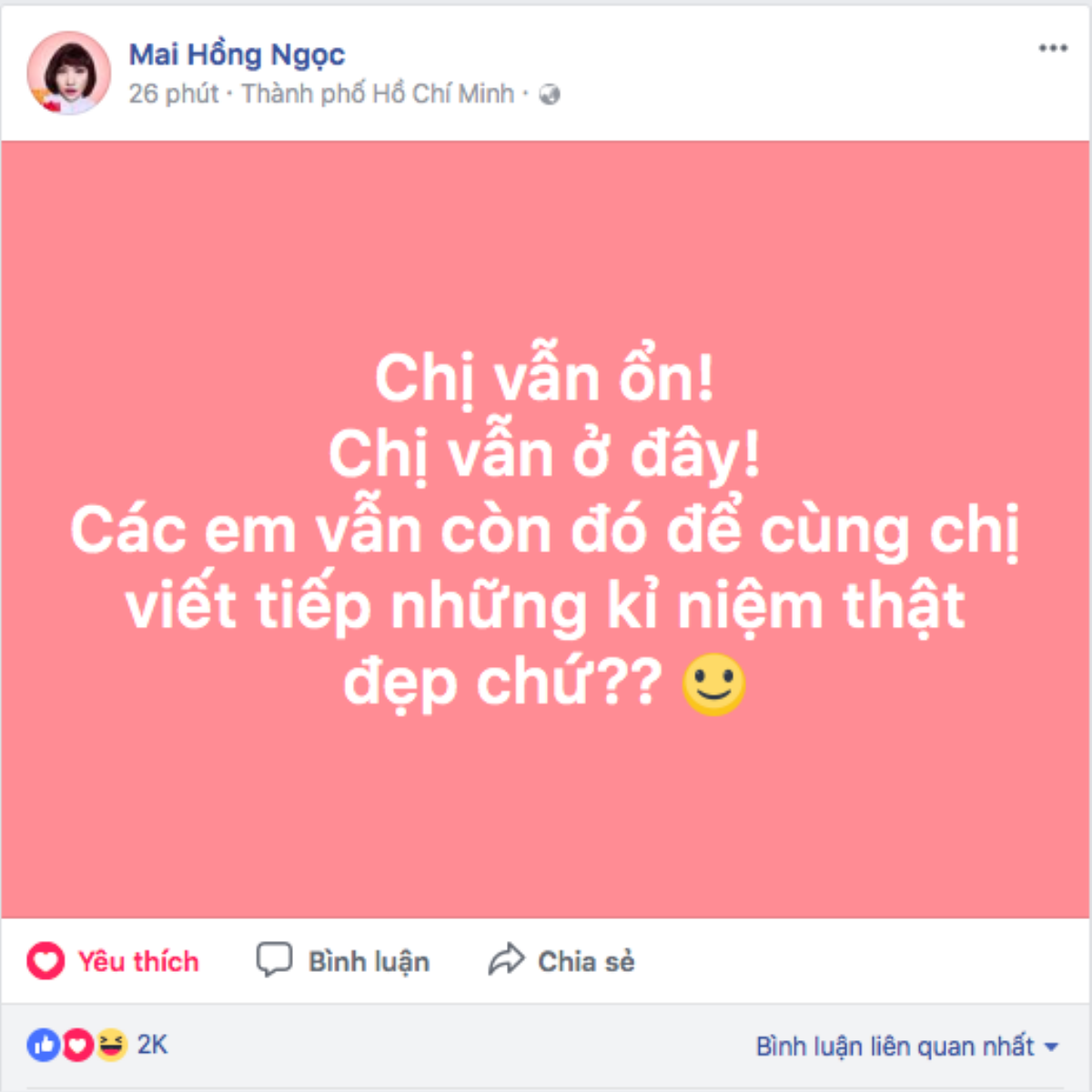 Đông Nhi mở lại trang cá nhân, lên tiếng an ủi fan: 'Chị vẫn ổn. Chị vẫn ở đây!' Ảnh 1