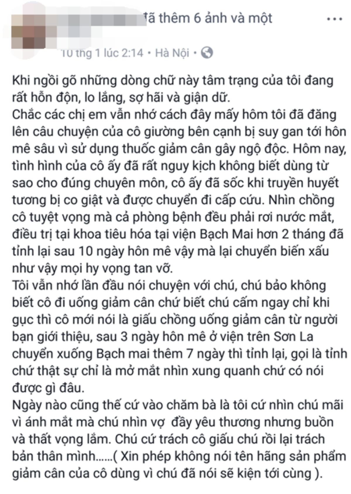 Nữ nhân viên điều dưỡng hôn mê bất tỉnh sau khi uống thực phẩm giảm cân Ảnh 1