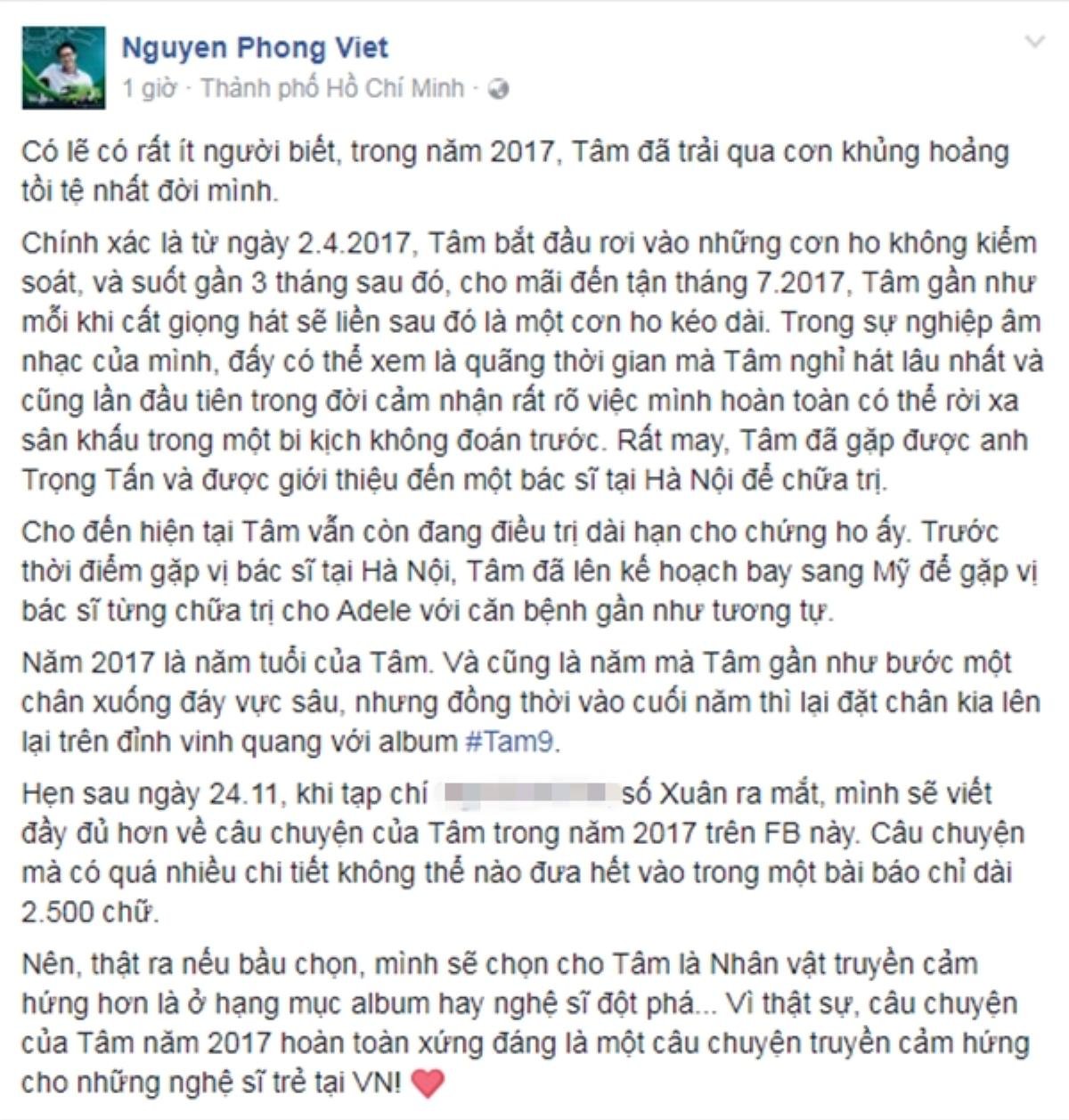 Sốc: Mỹ Tâm từng khủng hoảng vì ho kéo dài và phải sang Mỹ gặp bác sĩ của Adele? Ảnh 1