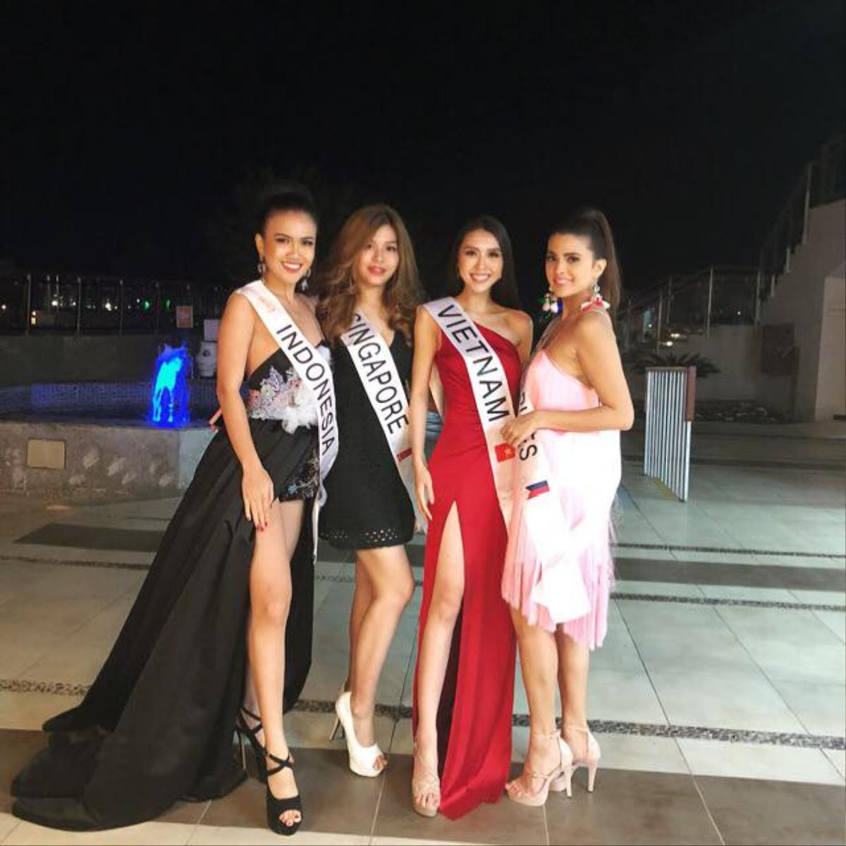 Tường Linh ‘đọ sắc’ một chín một mười bên dàn Hoa hậu nước bạn tại Miss Intercontinental 2017 Ảnh 1