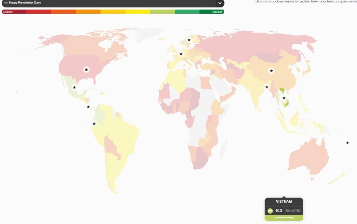 Việt Nam lọt top 5 quốc gia hạnh phúc nhất thế giới Ảnh 1