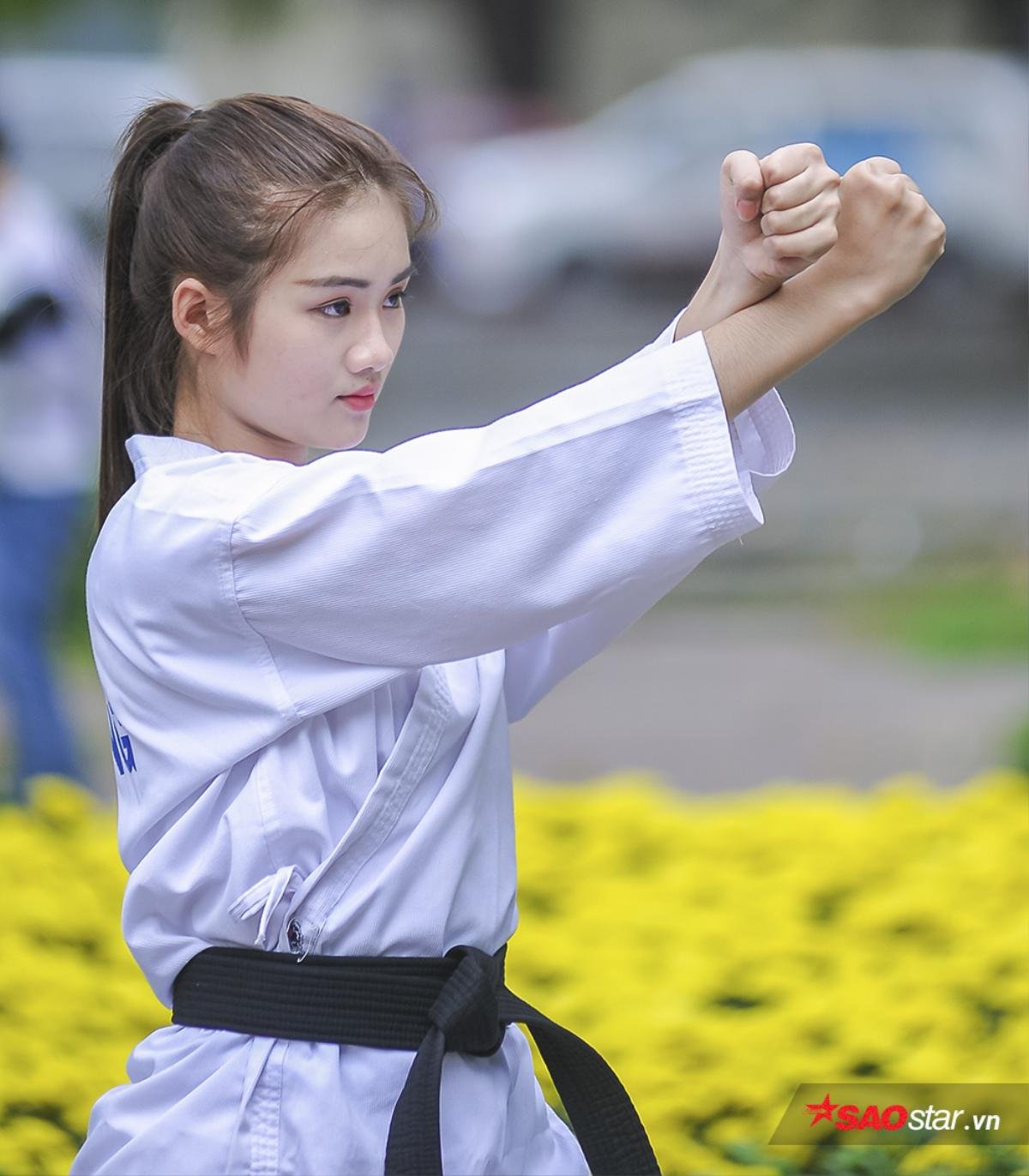 Hot girl Karate múa quyền 'đốn tim' fan, thích bạn trai giỏi võ hơn mình Ảnh 2