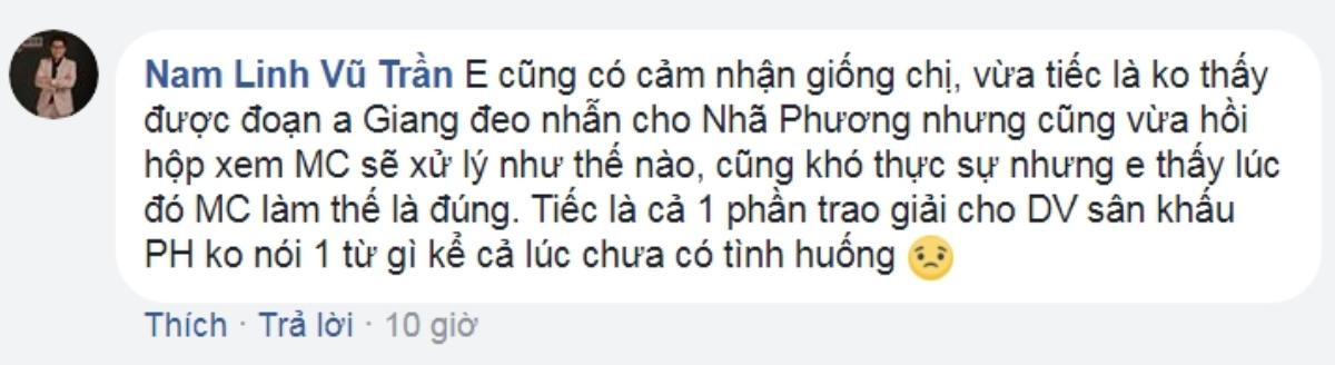 Các MC nói gì về việc Trường Giang cầu hôn Nhã Phương làm 'cháy sóng' trực tiếp Mai Vàng? Ảnh 3