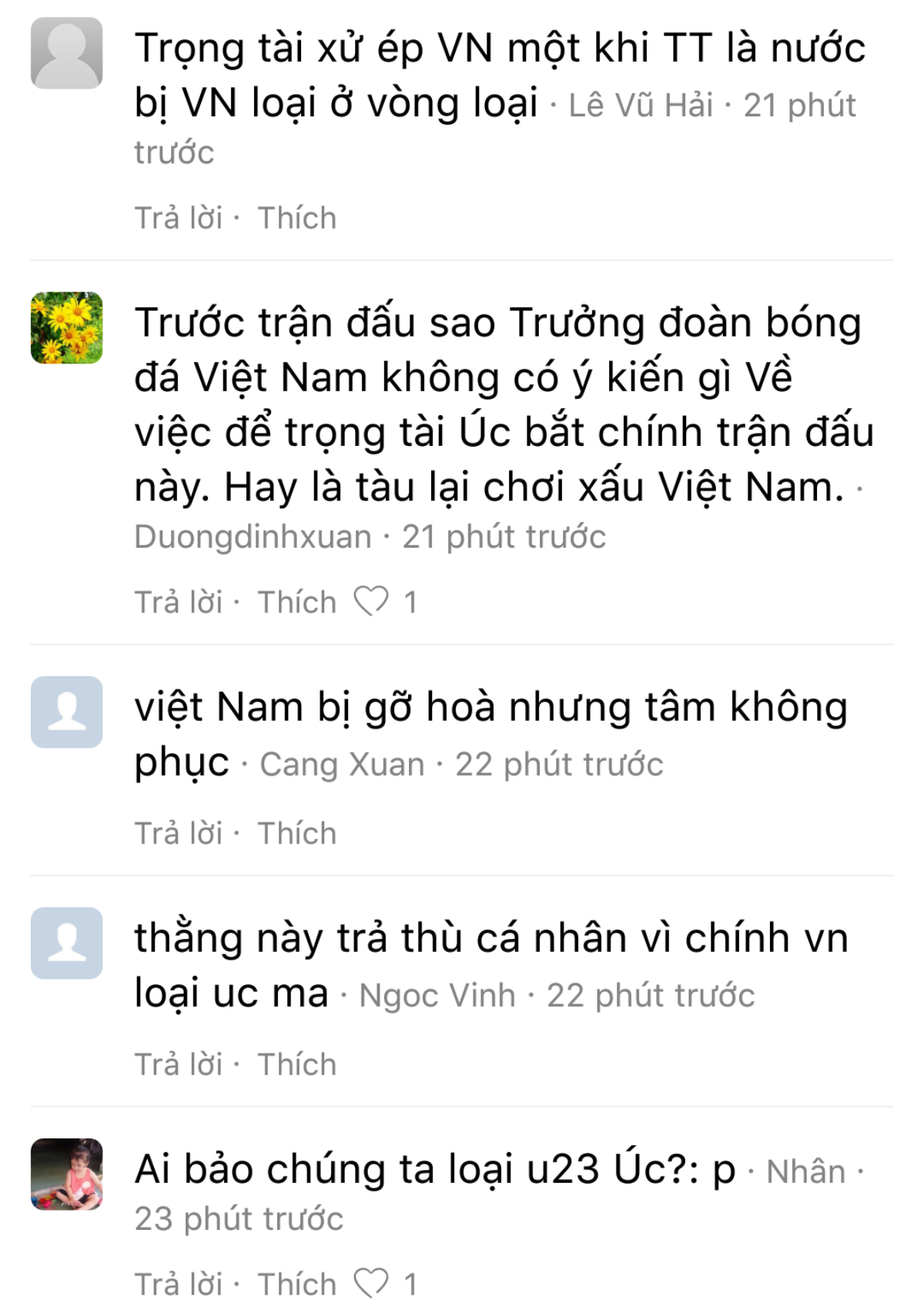 CĐV 'đòi xử' trọng tài người Úc vì thổi ép U23 Việt Nam Ảnh 6