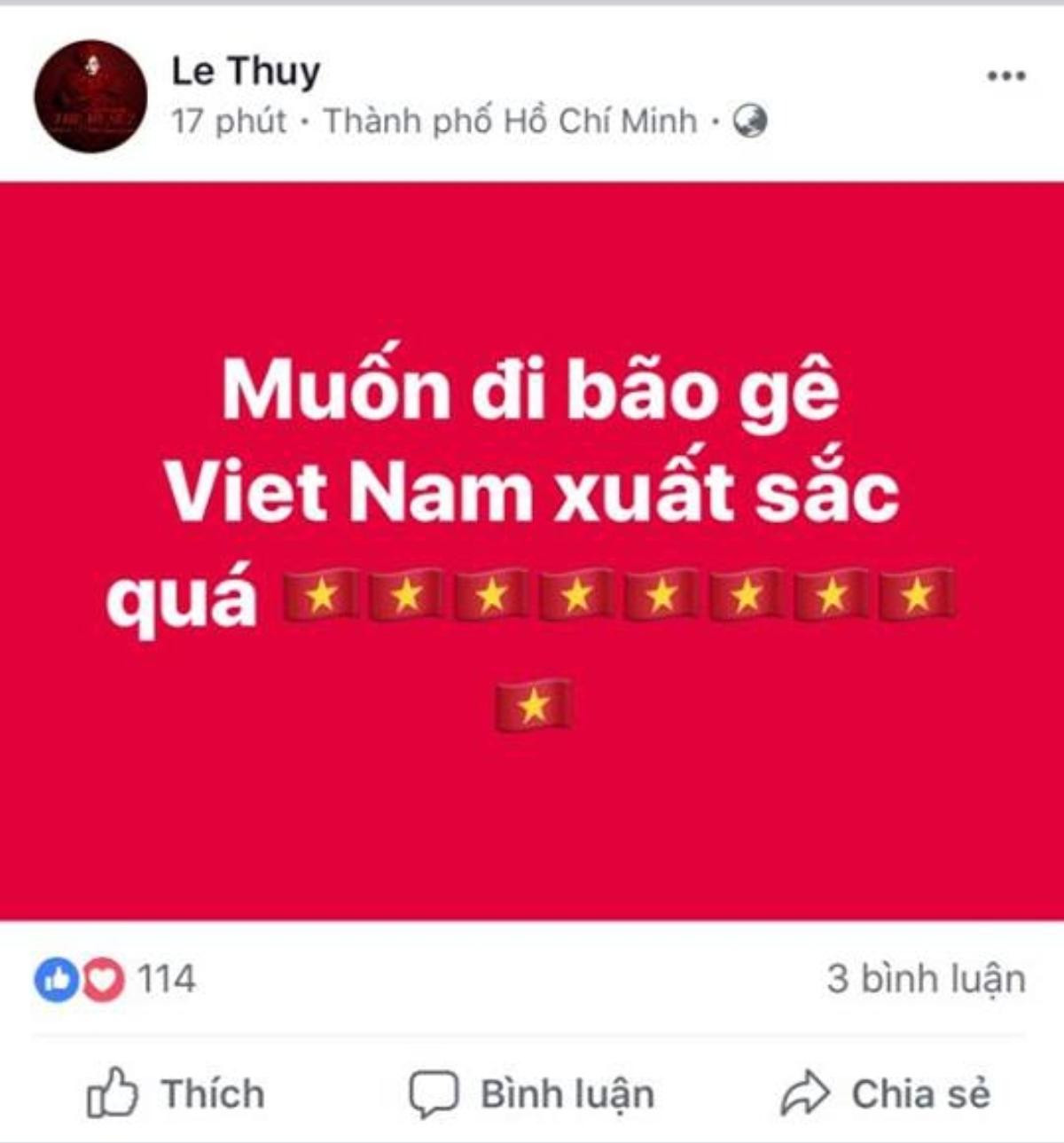 Sao Việt đồng loạt 'ăn mừng' U23 Việt Nam lần đầu vào bán kết giải châu Á trên Facebook Ảnh 20