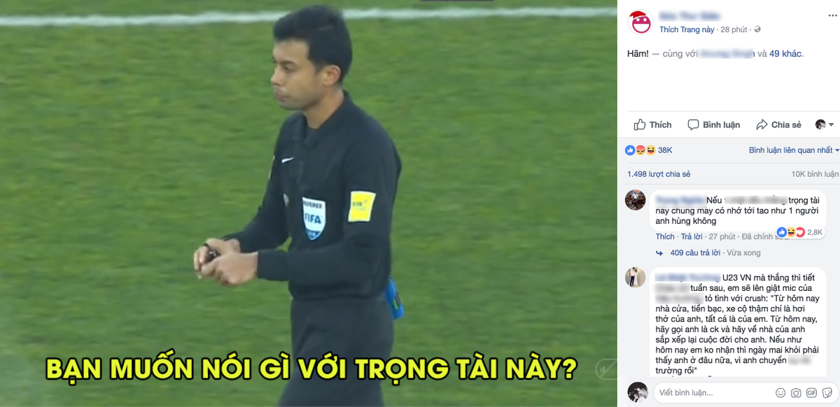 Trọng tài bắt penalty trận U23 Việt Nam - U23 Qatar đang bị dân mạng 'réo gọi' đã khoá Facebook! Ảnh 6