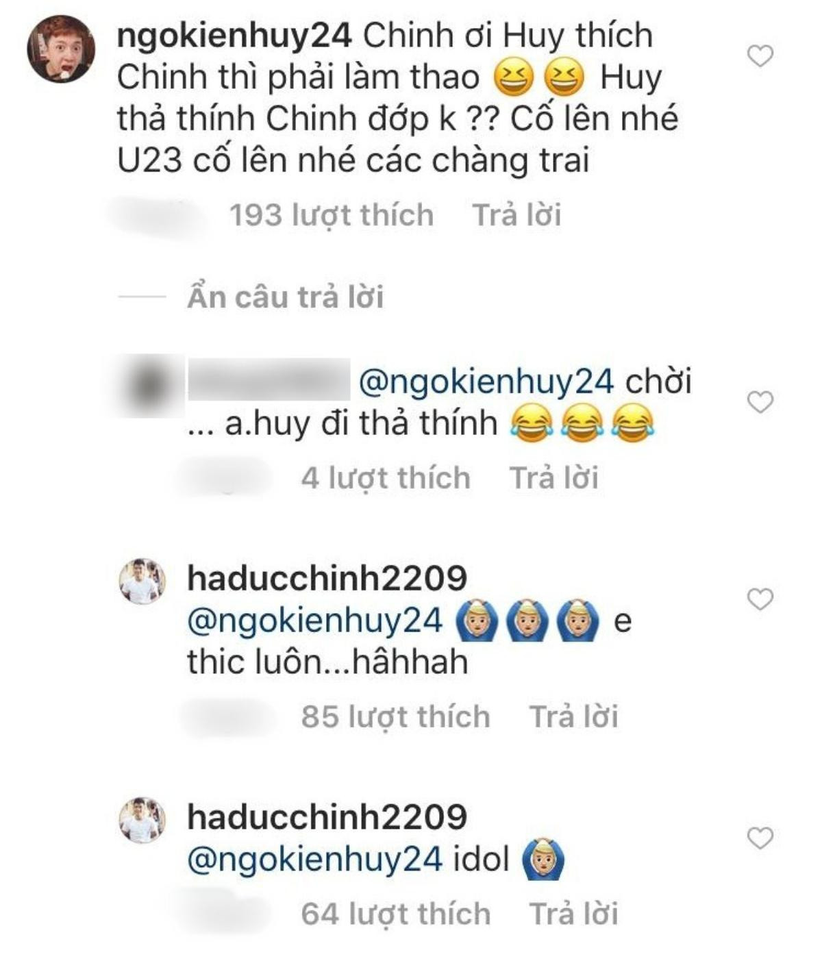 Được Ngô Kiến Huy công khai ‘thả thính’, Hà Đức Chinh đáp trả siêu đáng yêu Ảnh 2