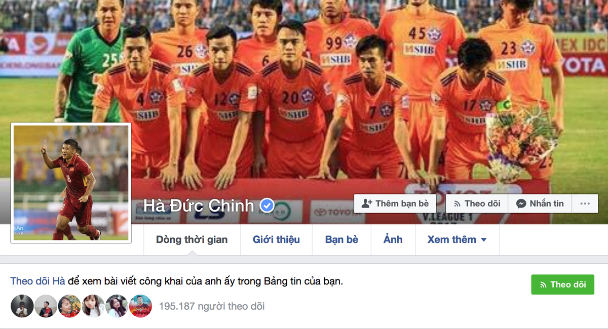 Tài khoản fake quá nhiều, Tiến Dũng, Quang Hải phải nhờ Facebook cấp dấu tích xanh Ảnh 3