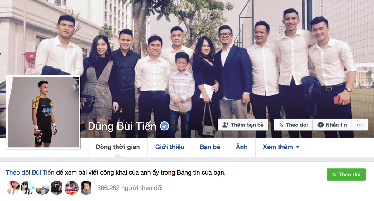 Tài khoản fake quá nhiều, Tiến Dũng, Quang Hải phải nhờ Facebook cấp dấu tích xanh Ảnh 1