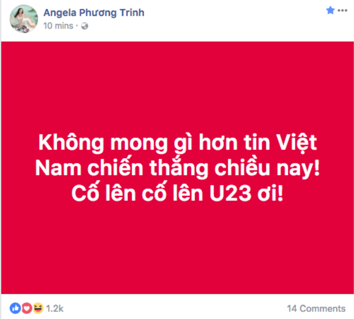 Lan Khuê, Minh Tú, Diệu Nhi cùng dàn sao Việt sẵn sàng cổ vũ U23 Việt Nam trước 'giờ G' chung kết Ảnh 4