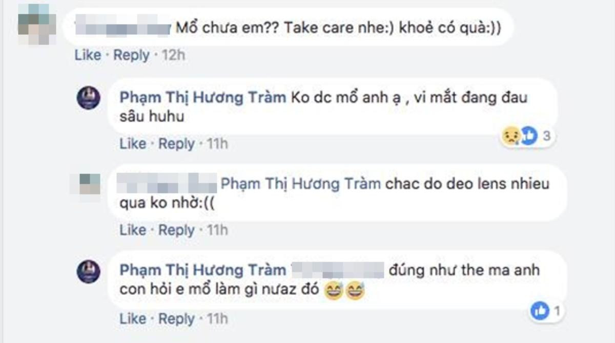 Hương Tràm tiết lộ vẫn chưa được phẫu thuật do mắt bị tổn thương nặng Ảnh 2