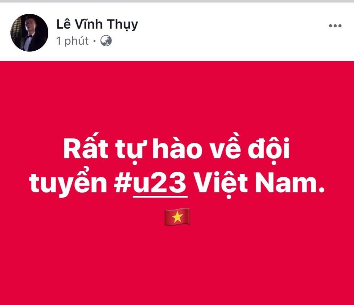 Loạt sao Việt tự hào, an ủi U23 Việt Nam: 'Các em đã quá tuyệt vời' Ảnh 12