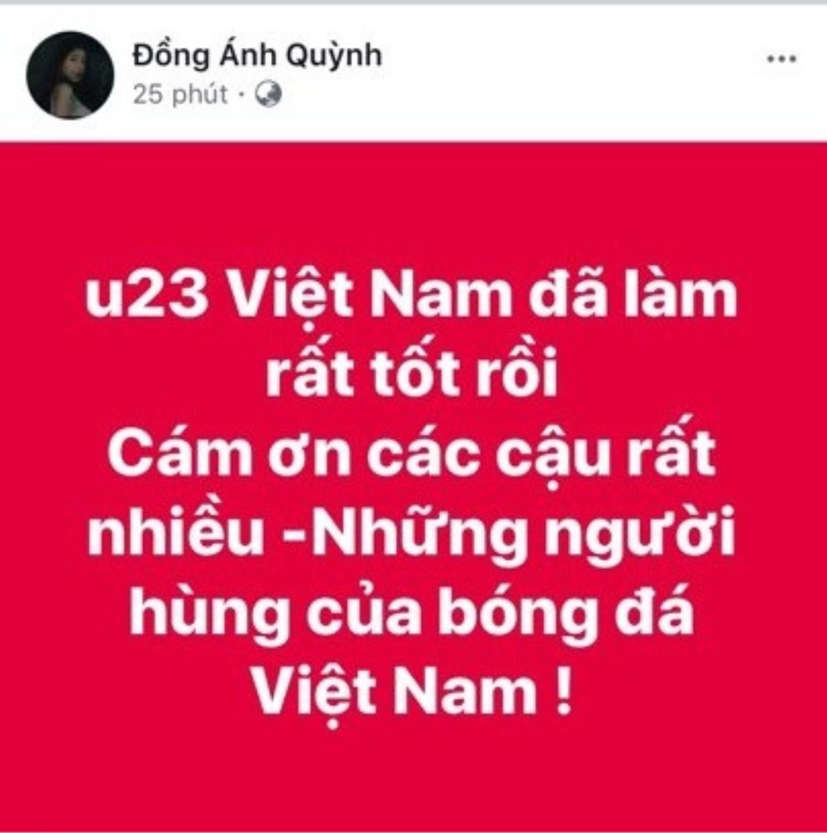 Loạt sao Việt tự hào, an ủi U23 Việt Nam: 'Các em đã quá tuyệt vời' Ảnh 15