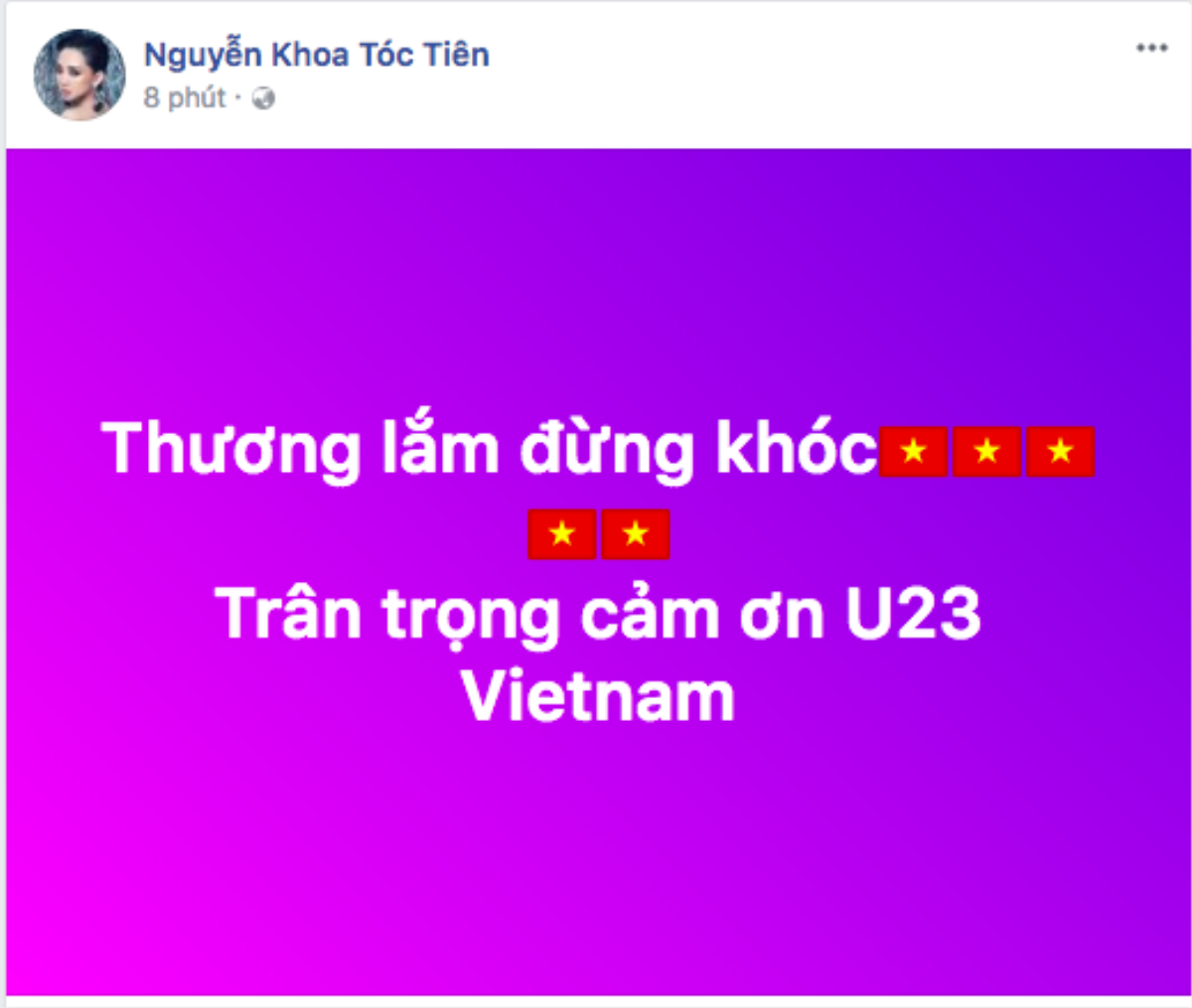 Loạt sao Việt tự hào, an ủi U23 Việt Nam: 'Các em đã quá tuyệt vời' Ảnh 3