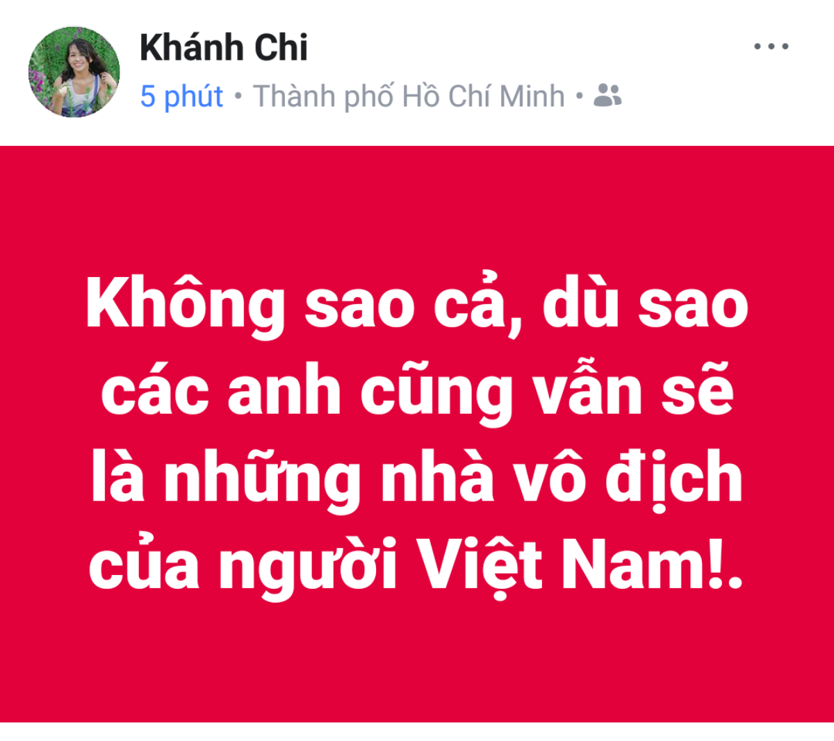 Toàn bộ cư dân mạng đều muốn nói với U23 Việt Nam rằng: 'Các bạn đã làm rất tốt rồi, về thôi mọi người chờ' Ảnh 7