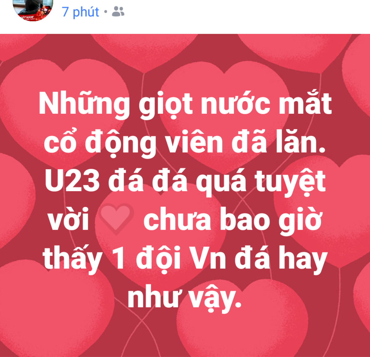 Toàn bộ cư dân mạng đều muốn nói với U23 Việt Nam rằng: 'Các bạn đã làm rất tốt rồi, về thôi mọi người chờ' Ảnh 10