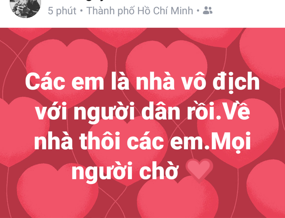 Toàn bộ cư dân mạng đều muốn nói với U23 Việt Nam rằng: 'Các bạn đã làm rất tốt rồi, về thôi mọi người chờ' Ảnh 12