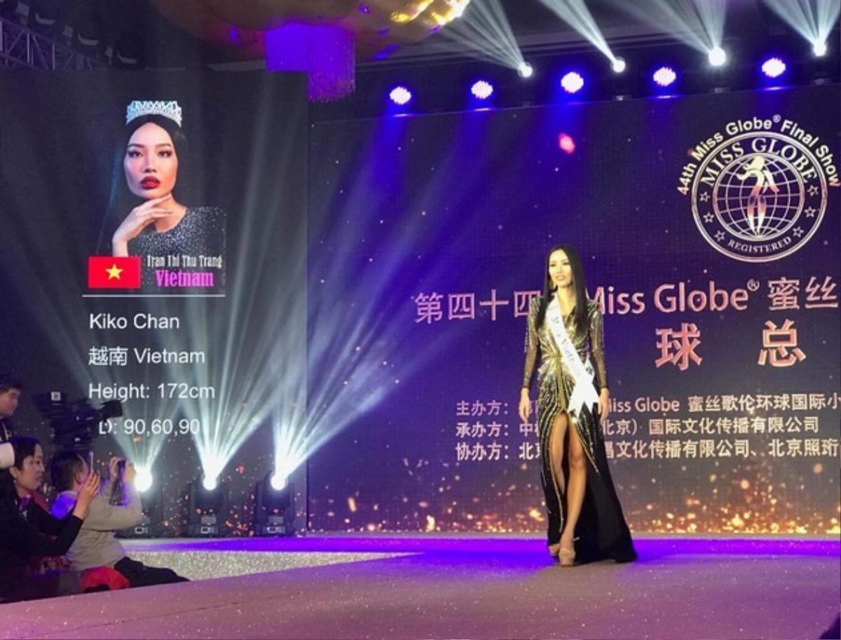 Kiko Chan lọt Top 6 chung cuộc, giành giải 'Trang phục dạ hội đẹp nhất' tại Miss Globe 2018 Ảnh 1