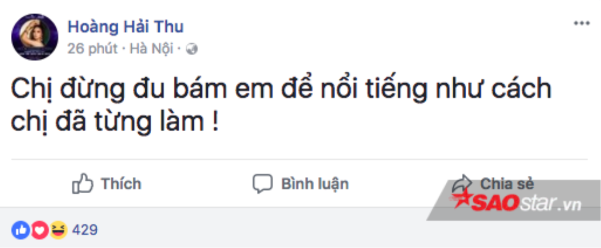 Bị nhắc nhở, 'Người đẹp Tài năng' HHHV Việt Nam đáp trả Mâu Thủy: 'Chị đừng đu bám em để nổi tiếng' Ảnh 1