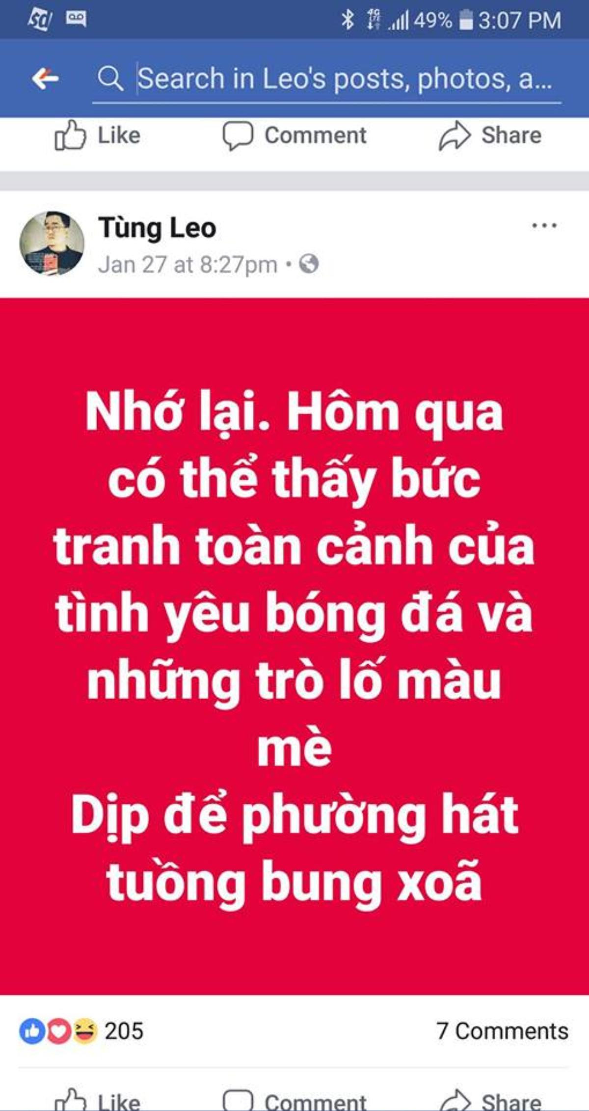 MC Tùng Leo lên tiếng trước phát ngôn gọi cổ động viên U23 Việt Nam là 'phường hát tuồng' Ảnh 5