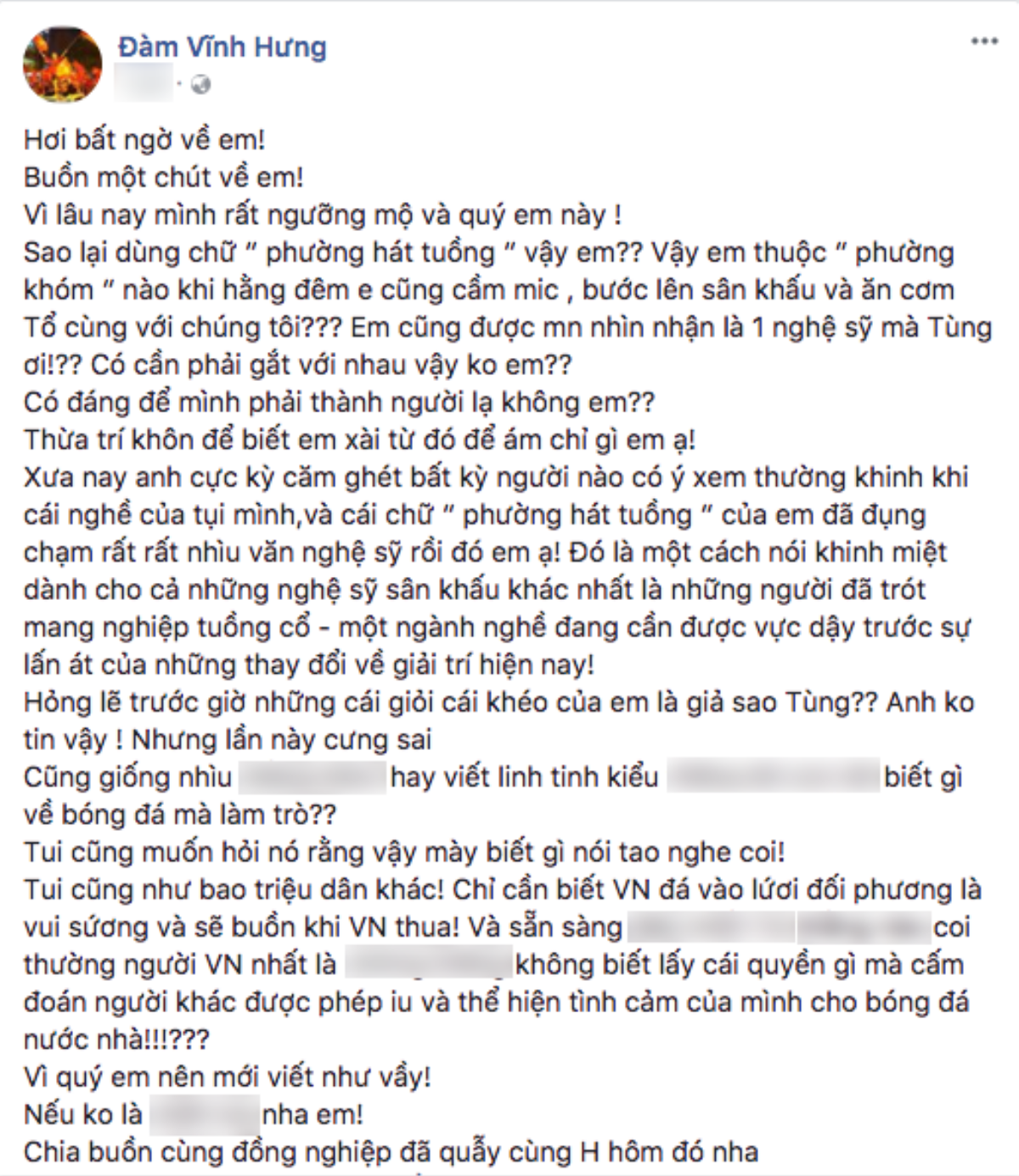 MC Tùng Leo lên tiếng trước phát ngôn gọi cổ động viên U23 Việt Nam là 'phường hát tuồng' Ảnh 4