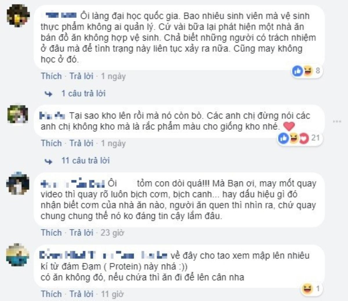 Sinh viên phản ánh cơm của nhà ăn ký túc xá ĐH Quốc gia TP.HCM có dòi Ảnh 2