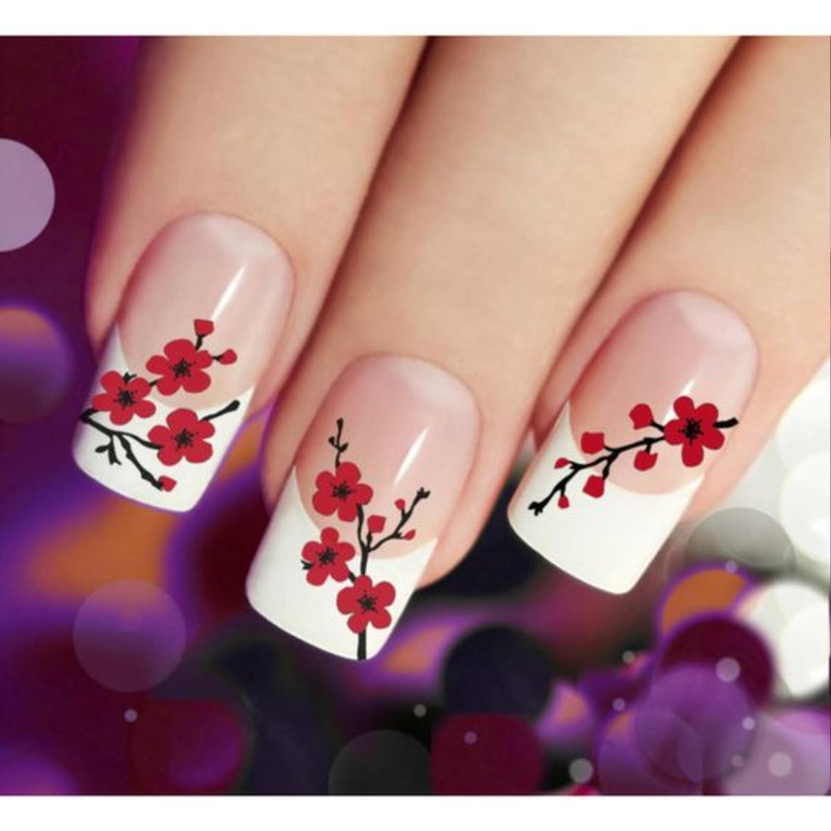 22 mẫu nail đỏ 'vừa đẹp vừa sang' cho nàng tỏa sáng trong dịp Tết Mậu Tuất 2018 Ảnh 5