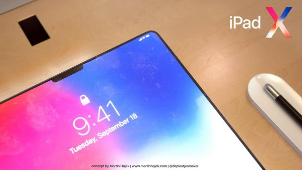 Đây là chiếc iPad theo phong cách iPhone X tuyệt đẹp đang khiến người hâm mộ Apple xôn xao Ảnh 3