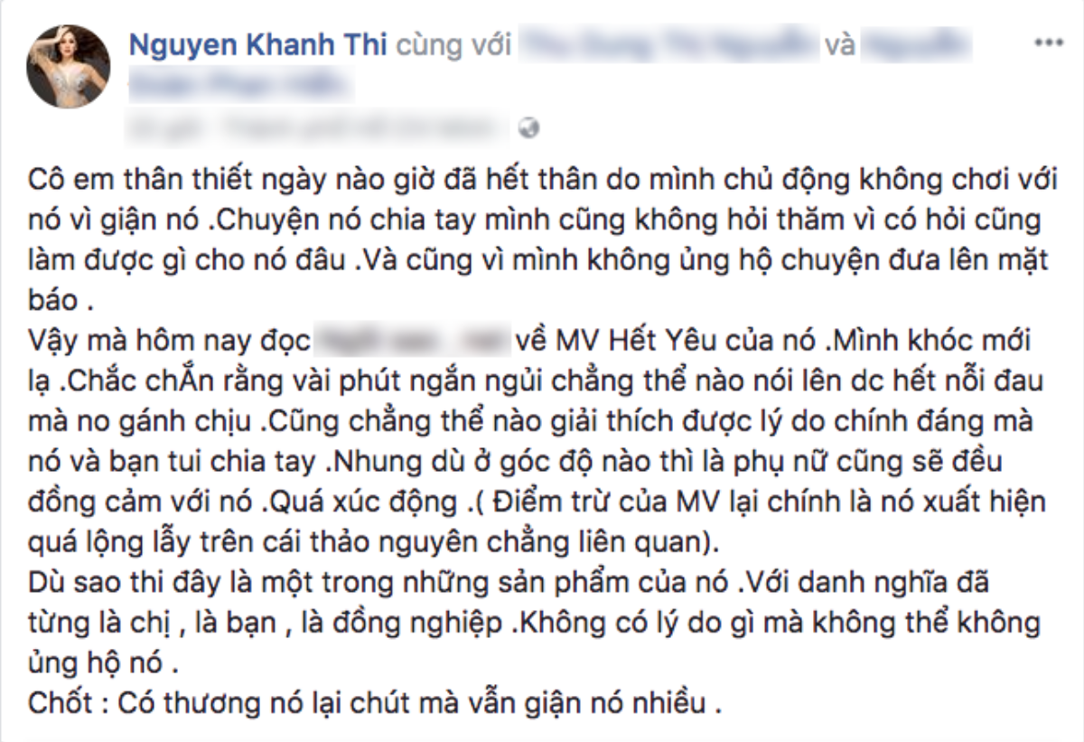 Khánh Thi bất ngờ tiết lộ chủ động không chơi với Thu Thuỷ vì giận nhau Ảnh 1