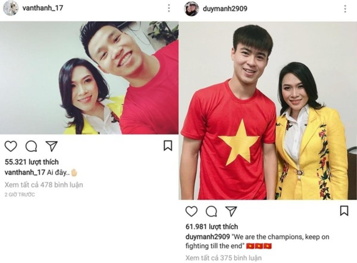 Sau Duy Mạnh - Văn Thanh, đến lượt Hà Đức Chinh U23 Việt Nam khoe ảnh selfie cùng Mỹ Tâm Ảnh 2