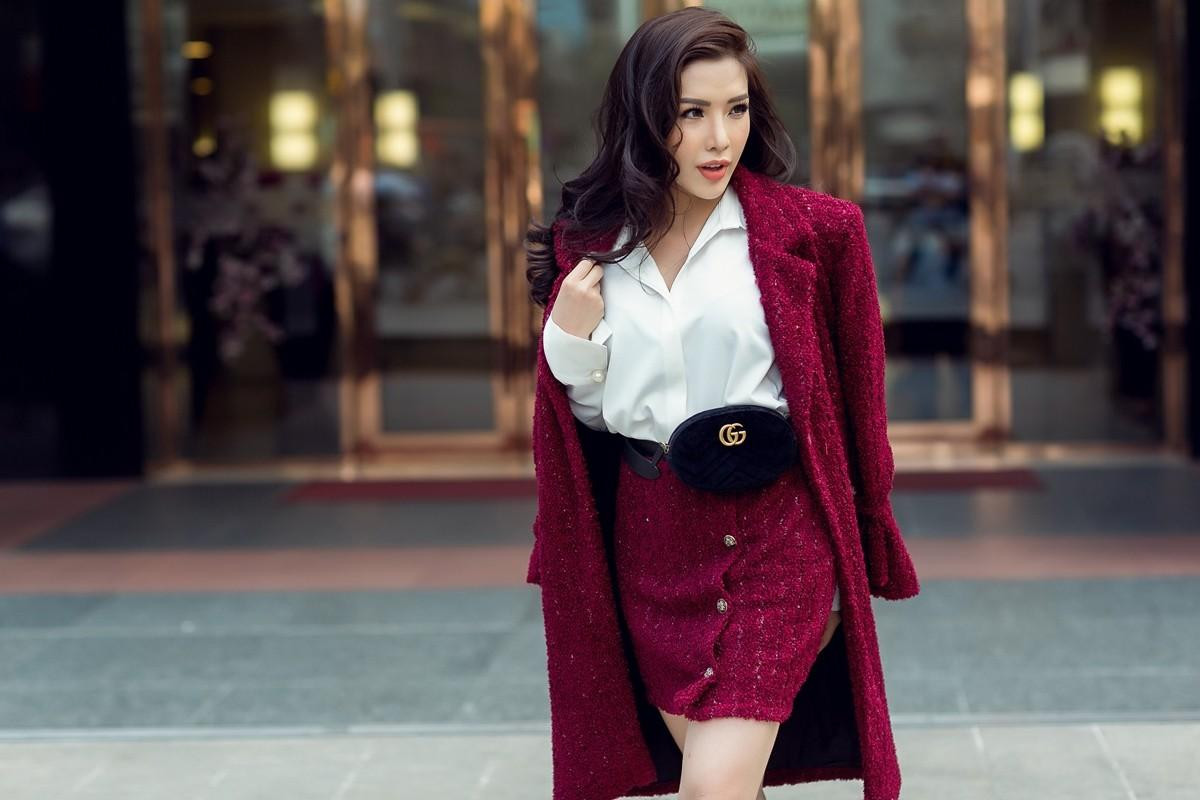 Á hậu có 'vòng ba 1 mét' xuống phố với phong cách thời trang không kém cạnh fashionista Ảnh 3